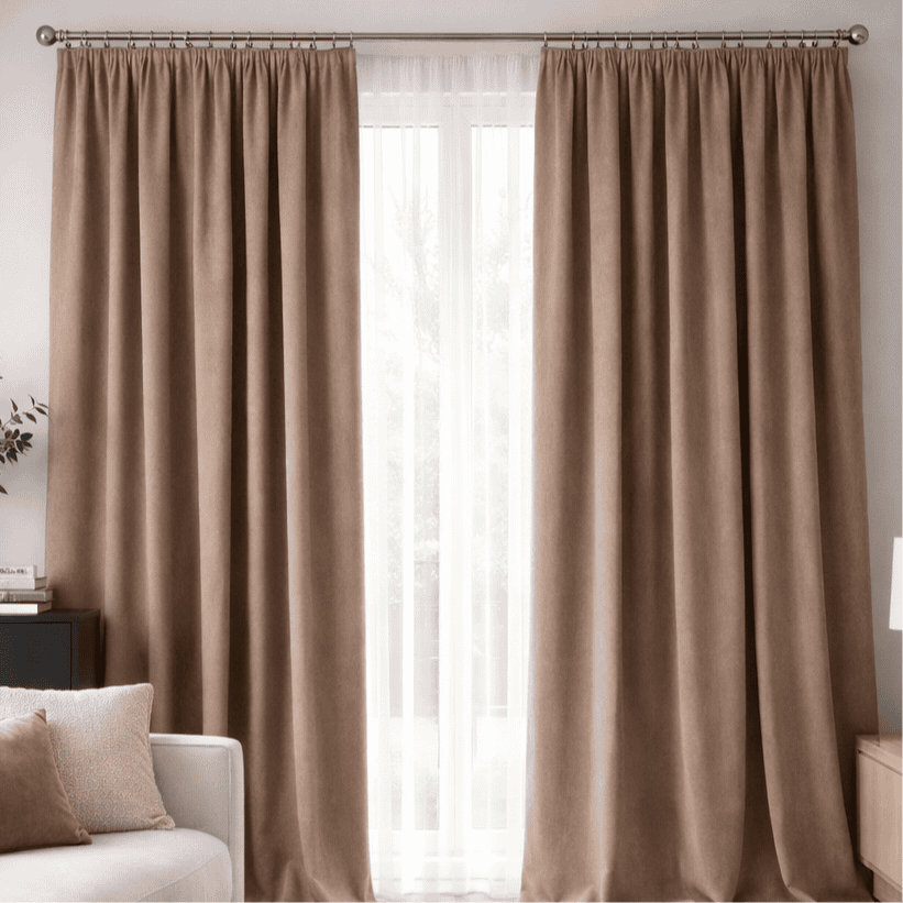 Luxe velours gordijnen op maat | Zacht & stijlvol
